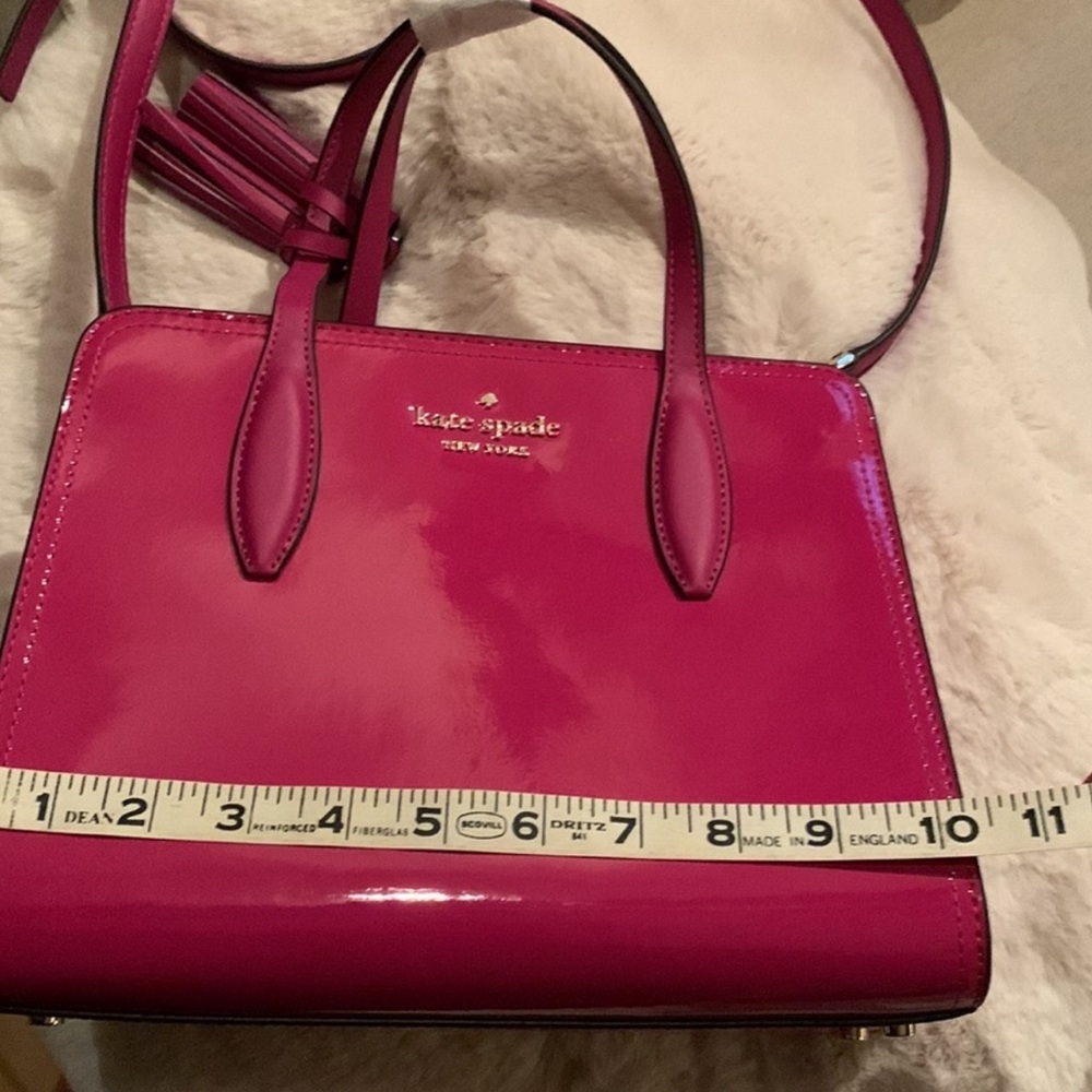 Kate Spade Stunning Shiny Handbag Clutch - Picture 16 of 16